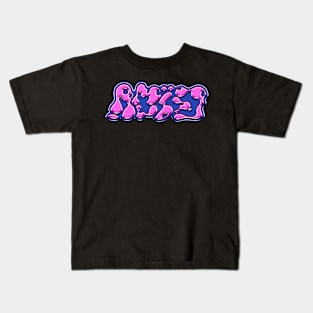 Acid - Streetwear Chrome Logo Kids T-Shirt